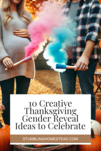 Thanksgiving Gender Reveal Ideas