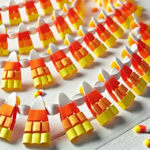 Candy Corn Paper Chains