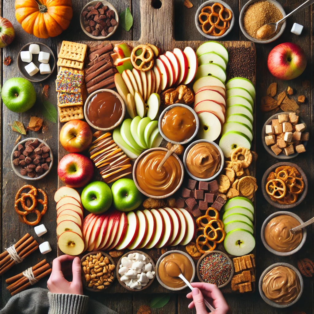 Caramel Apple Charcuterie Board