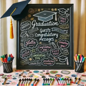 Chalkboard Sign-In Table