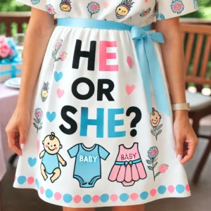 Customized Gender Reveal Dress