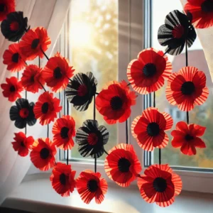 DIY Poppy Garland