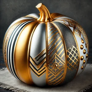 Elegant Metallic Pumpkins