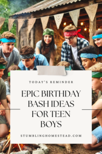 Teen Boy Birthday Party Ideas