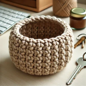 Mini Crochet Basket