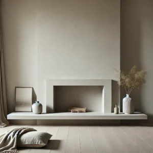 Minimalist Farmhouse Fireplace