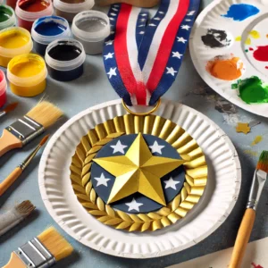 Paper Plate Medals