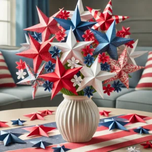 Paper Star Centerpieces