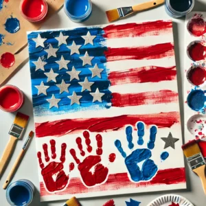 Patriotic Handprint Art