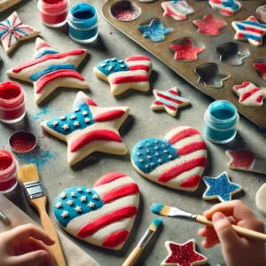 Patriotic Salt Dough Ornaments