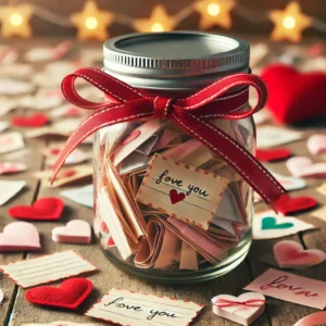 Personalized Jar of Love Notes