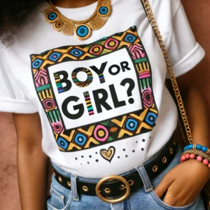 Personalized T-shirt with Afro-Centric Graphics