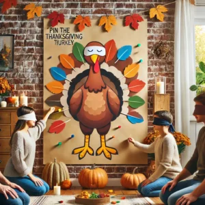 Pin the Feather on the Turkey