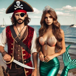 Pirate and Mermaid