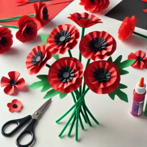 Poppy Flower Craft