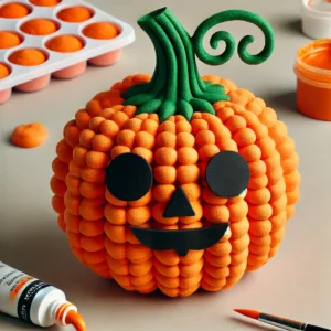 Pumpkin Puffy Paint Art