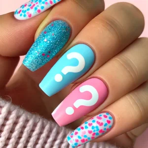 Question Mark Nail Art