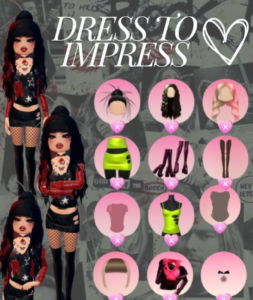 Roblox Hardcore Punk Dress to Impress Outfit