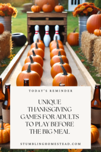 Fun Thanksgiving Games for Adults