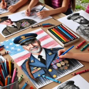 Veteran Portrait Drawing