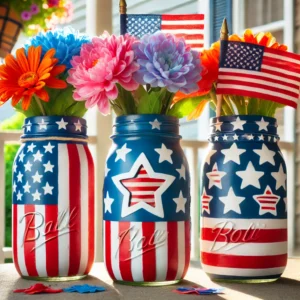 Veterans Day Mason Jars