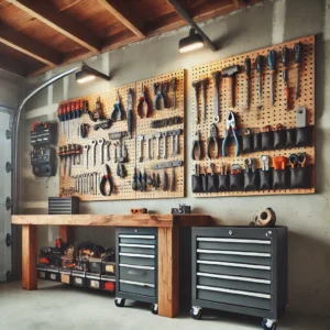 Wall-Mounted Tool Storage