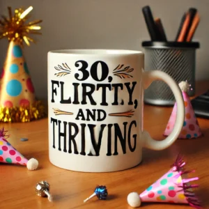 “30 and Thriving” Themed Gifts