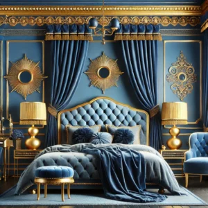 Blue and Gold for Luxury