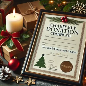 Charitable Donations in Their Name