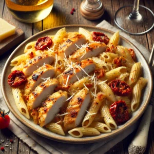 Combine the Pasta and Chicken