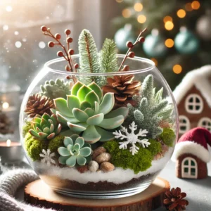 DIY Terrariums with Winter Plants