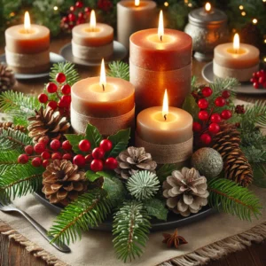 Festive Candle Arrangements