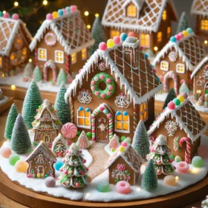 Gingerbread House Village