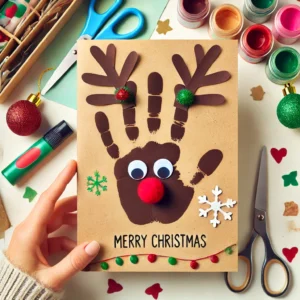 Handprint Reindeer Cards