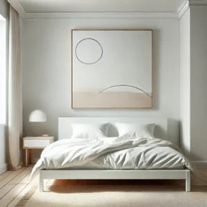 Minimalist White Bedroom