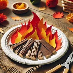 Paper Plate Bonfire