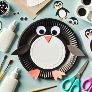 Paper Plate Penguins