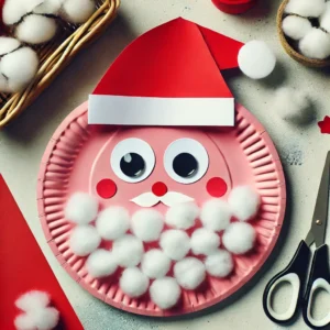 Paper Plate Santa