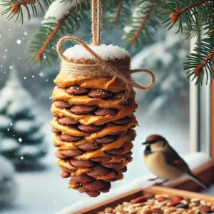 Pine Cone Bird Feeders