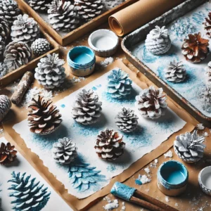 Pinecone Painting