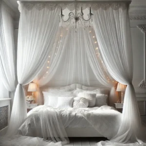 Romantic White Bedroom