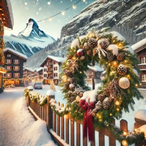 The Zermatt Christmas Lights and Decor