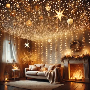 Whimsical Fairy Light Canopy