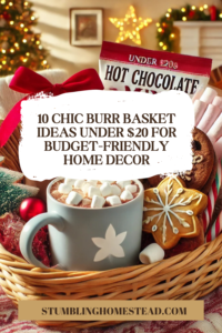 Burr Basket Ideas under 20$