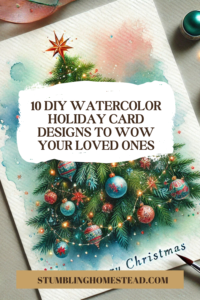 Create stunning watercolor holiday cards that everyone will adore. From minimalist designs to colorful scenes, these 10 ideas are perfect for sending out this season’s greetings. Per title generated, get inspired and start painting!	#WatercolorCrafts #HolidayCardIdeas #DIYGiftTags