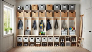 Add IKEA BILLY Bookcases for Open Storage