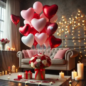 Balloon Bouquets with a Romantic Twist