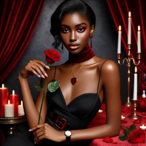 Black and Red Elegance