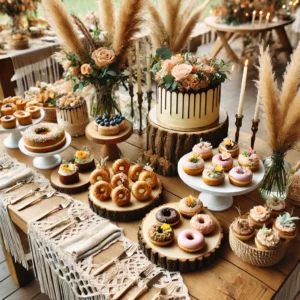 Boho-Chic Dessert Table