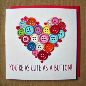 Button Love Card